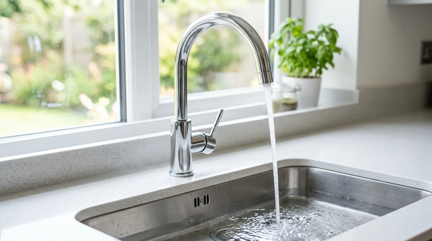 Local Plumbing Master Pros same day plumber fixing a faucet in Johnson, AR