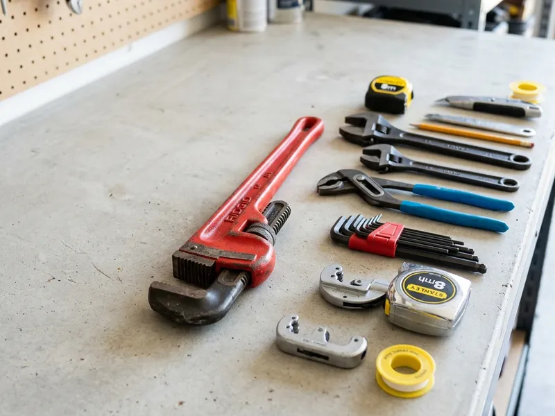 Professional plumbers in Johnson, AR equipped with top-tier tools for residential and commercial plumbing services.